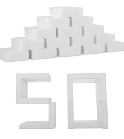 Magic Sponges Cleaning Eraser,50 Pack Melamine Sponge Foam Pads,Multi-Functional Household Cleaning Kitchen Dish Sponge for Furniture,Bathroom,Bathtub, Sink,Floor, Baseboard, Wall Cleaner 